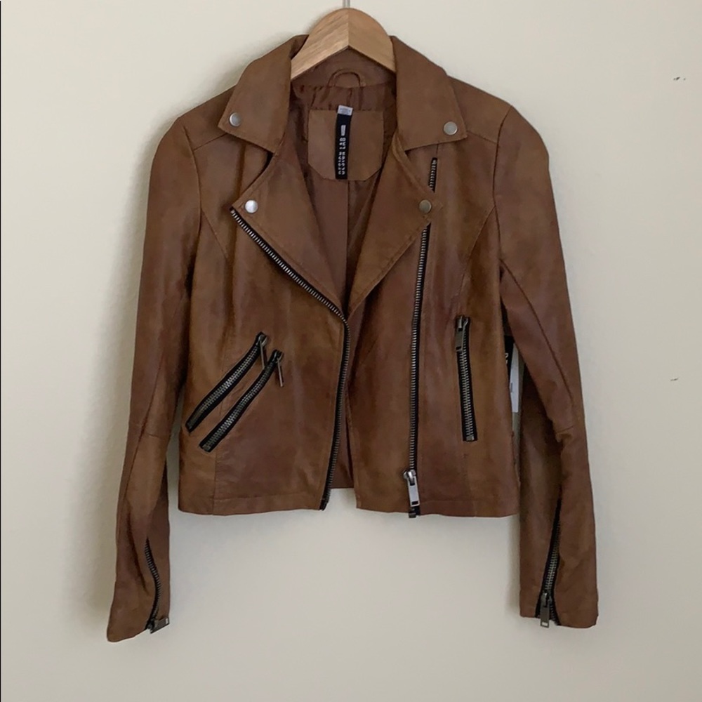 Faux Leather Jacket